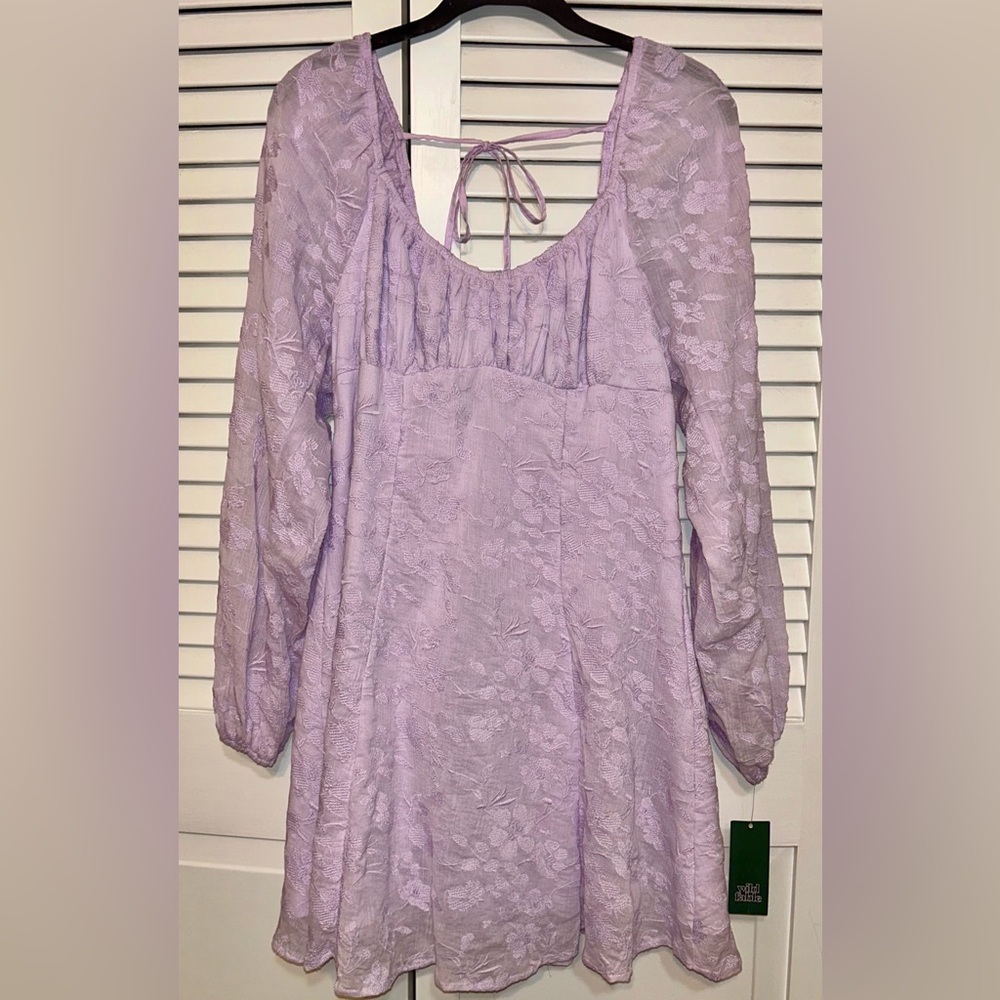 Wild Fable Lavender Floral Dress